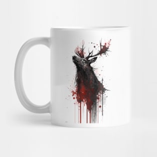 Ink Painting of An Elk Mug